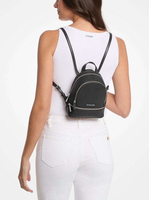 Мини рюкзак Rhea из зернистой кожи
